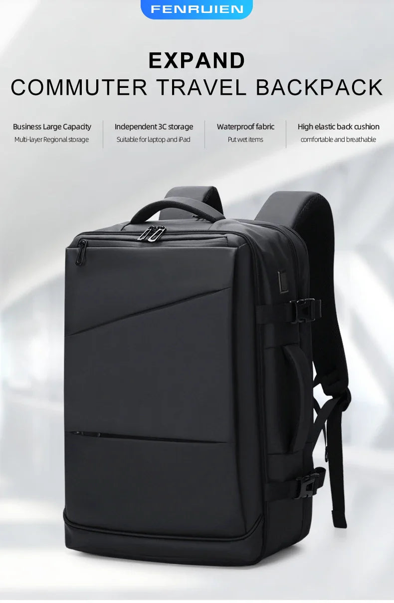 Versatile Backpack made of premium Oxford textile with multiple pockets for organised storage