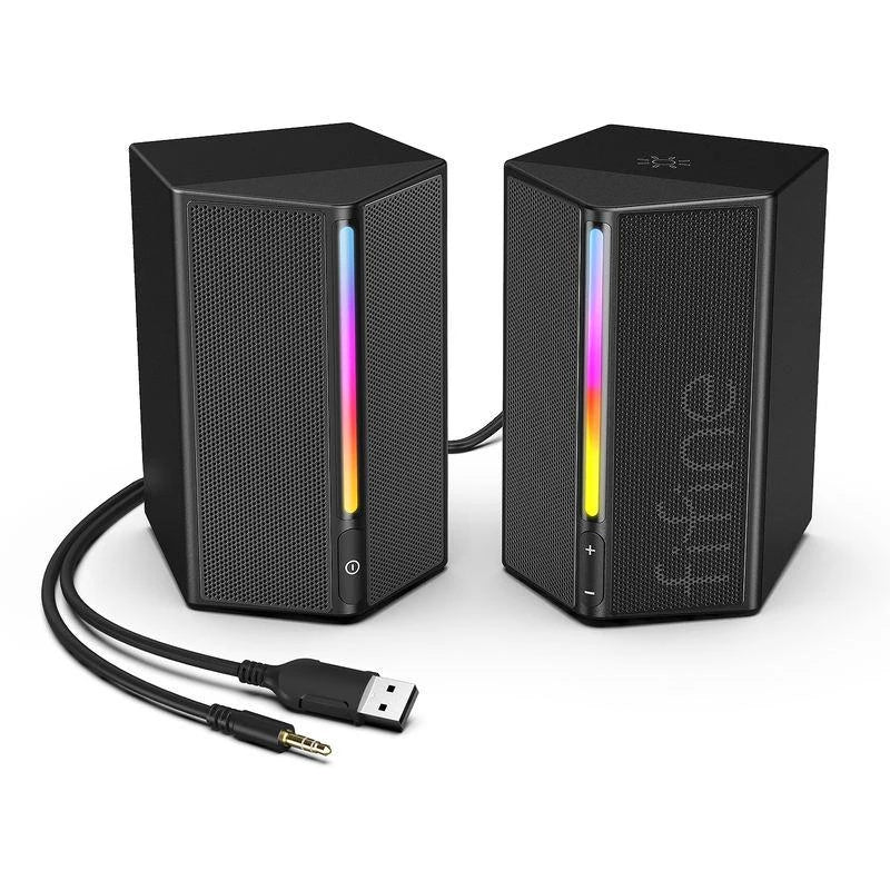 Premium Gaming Sound Box with stereo surround sound, 360-degree audio immersion, and customisable RGB lighting for an exceptional entertainment experience.