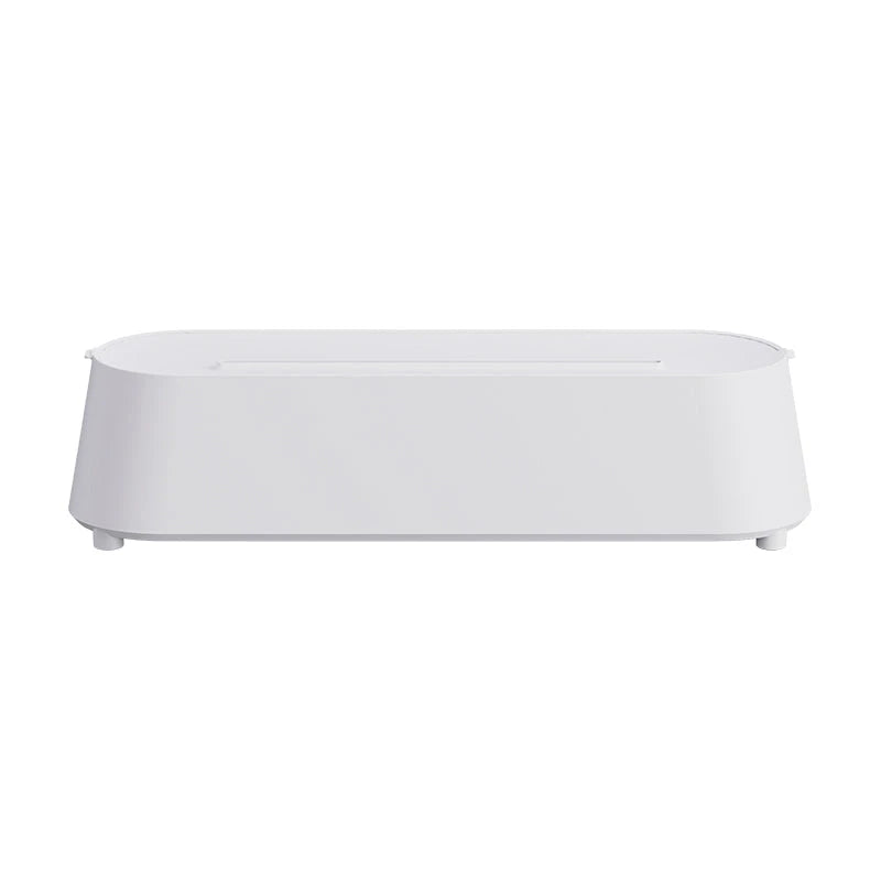 Elegant white flame simulation aromatherapy diffuser with remote control, designed to enhance air quality and create a tranquil ambience in any room.