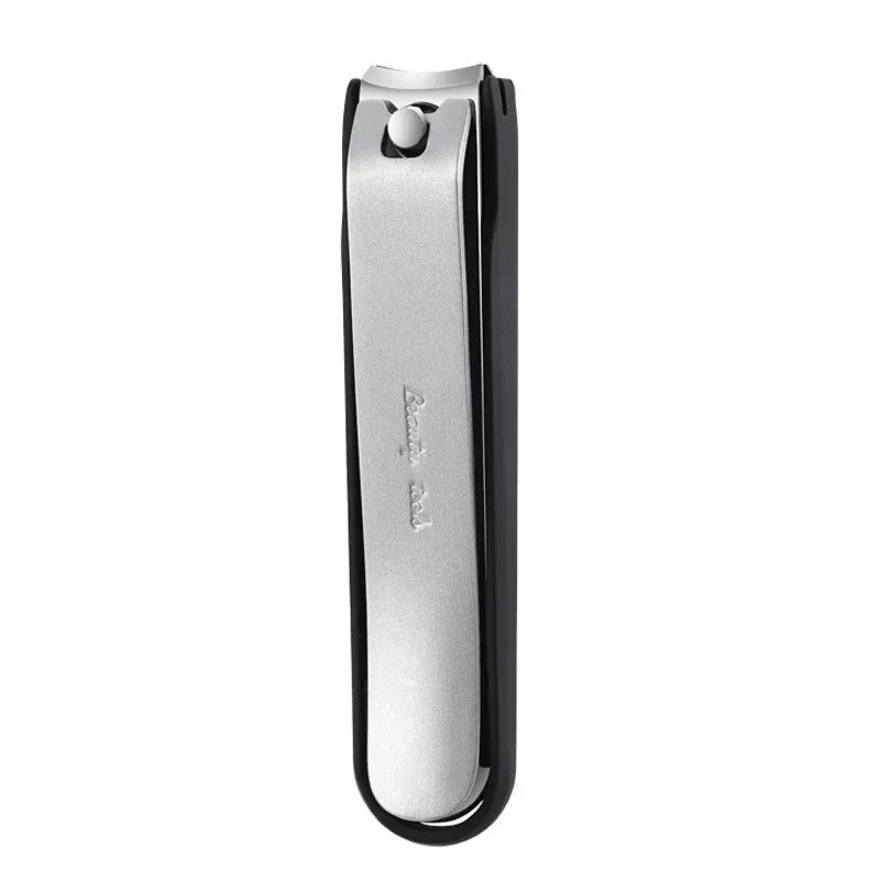 Premium stainless steel nail clippers with anti-splash design, detachable for easy cleaning, suitable for fingernails and toenails