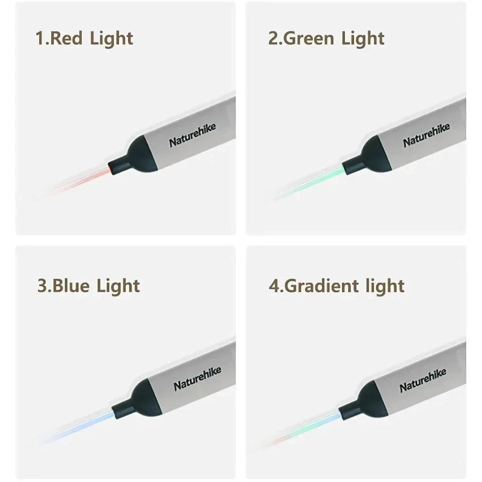 Rechargeable Waterproof Outdoor Camping Wind Rope Light with multiple colour modes and waterproof design