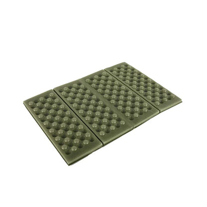 Foldable, waterproof camping mat made of high-quality XPE foam with honeycomb protrusions for added comfort and support