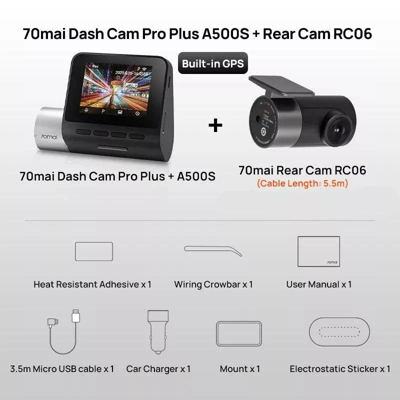 Premium dual-channel dash cam with night vision and 24-hour parking surveillance for enhanced road safety and security