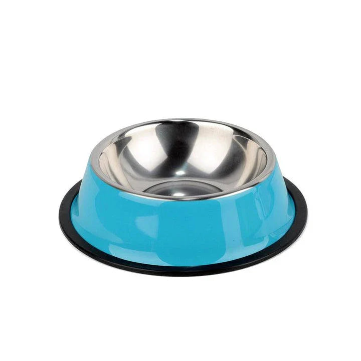 Premium stainless steel pet feeding bowl in sleek, contemporary design for dogs and cats