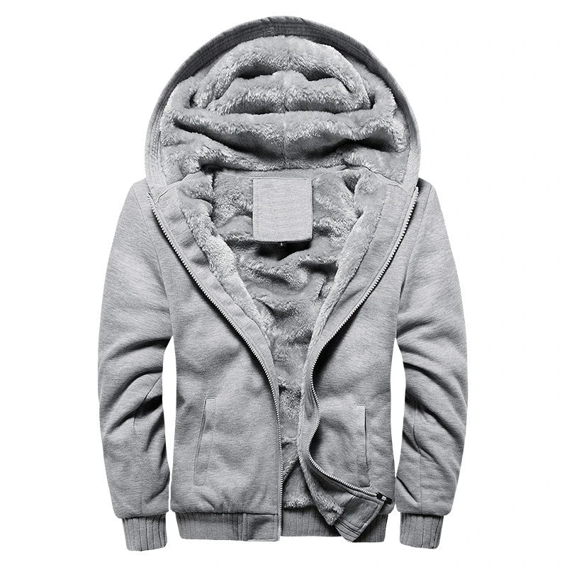 Premium padded velvet coat with thick insulating lining, available in various colours for stylish and sporty men in the UK