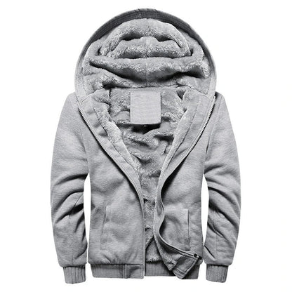 Premium padded velvet coat with thick insulating lining, available in various colours for stylish and sporty men in the UK