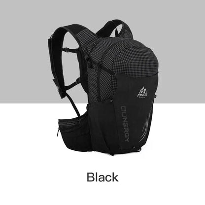 A sturdy, lightweight hiking backpack with an external frame design, multiple compartments, and adjustable straps for comfortable outdoor adventures.