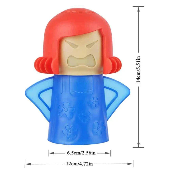 Angry Mama Microwave Cleaner - a clever gadget that uses steam power to effortlessly clean your microwave and remove tough grease and food stains