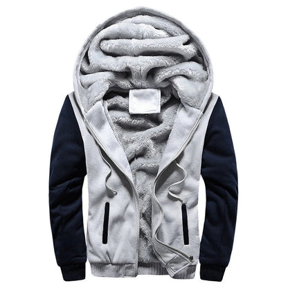 Premium padded velvet coat with thick insulating lining, available in various colours for stylish and sporty men in the UK