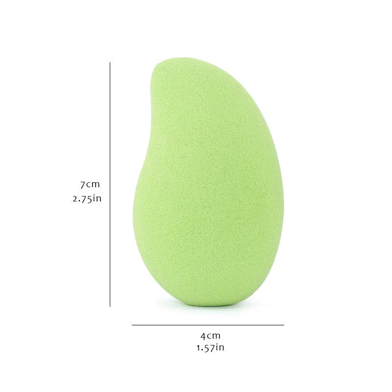 Premium Mango-Shaped Makeup Sponge for Seamless Blending and Flawless Makeup Application