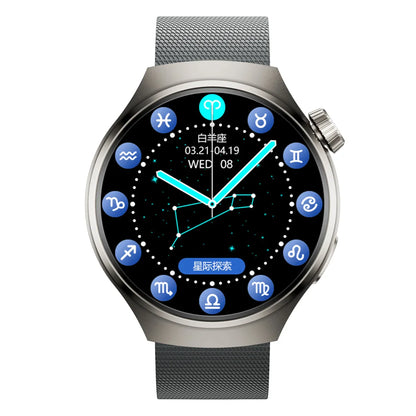 A premium Bluetooth smart watch with features for comprehensive health monitoring, including heart rate, blood pressure, and blood oxygen detection.