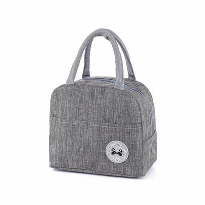 Stylish Oxford cloth cooler bag with zippered closure, perfect for outdoor activities and picnics