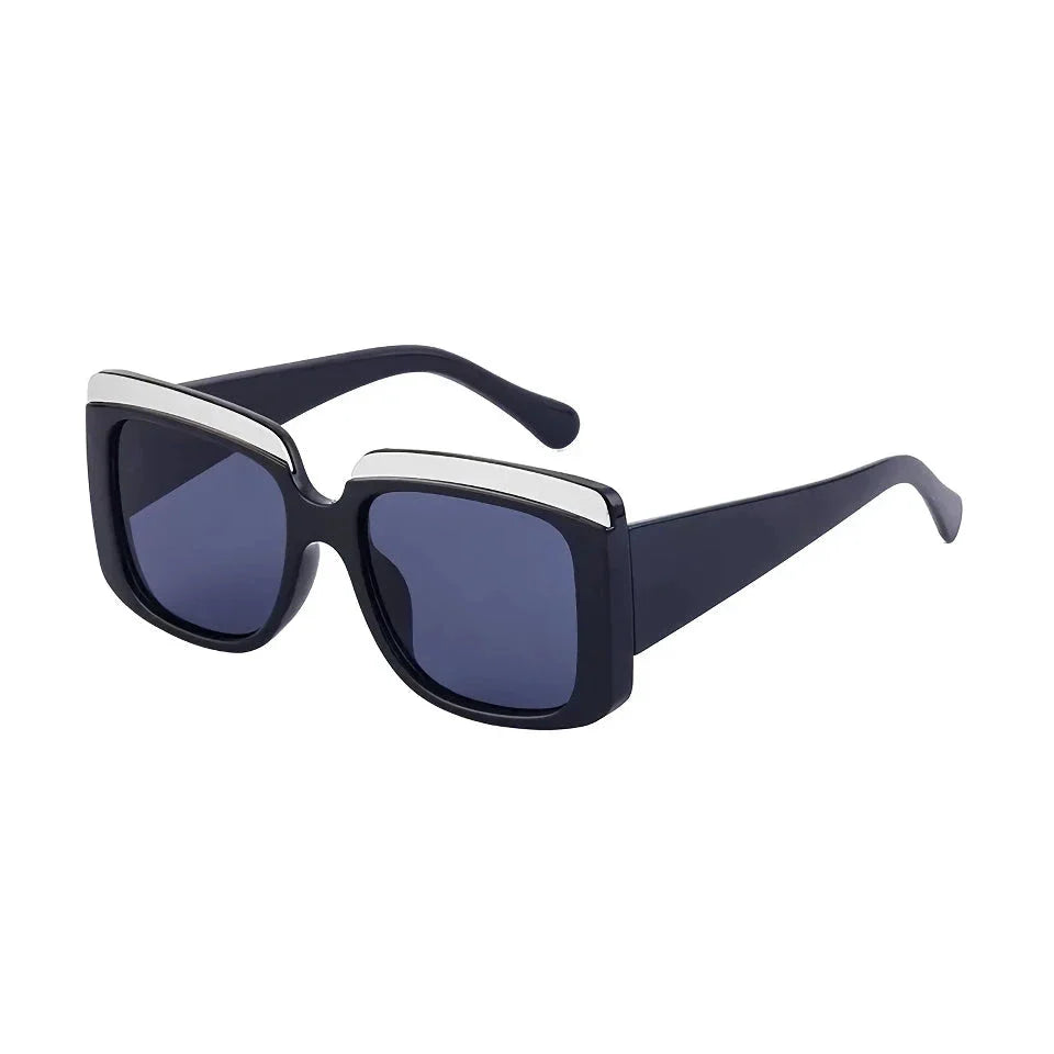 Premium oversized square sunglasses with polycarbonate frames and UV400 protective lenses