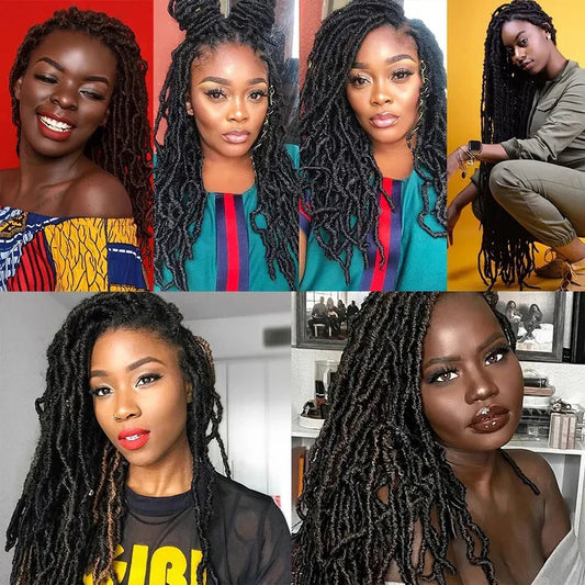 Earthworm Style Crochet Wig made of premium domestic silk with a fluffy Keke look and a range of vibrant colours
