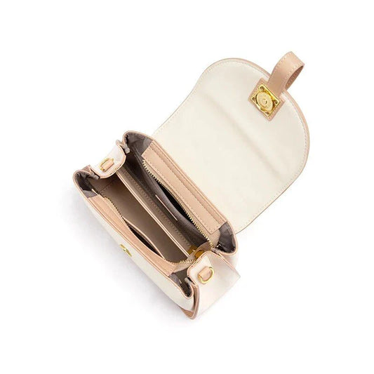 Luxury leather shoulder bag for women, featuring a sleek design, spacious interior, and premium split leather construction.