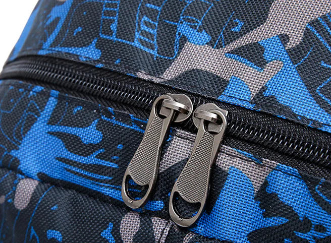 Premium nylon backpack with floral design, versatile 3-in-1 schoolbag for everyday use in the UK