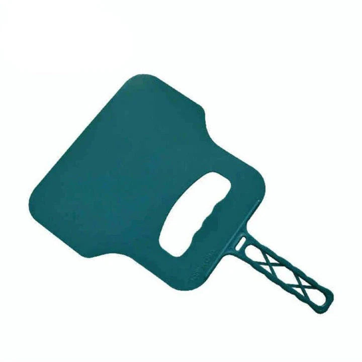 Premium outdoor BBQ hand fan made of heat-resistant plastic with strong airflow for quickly igniting charcoals and reviving wood fires