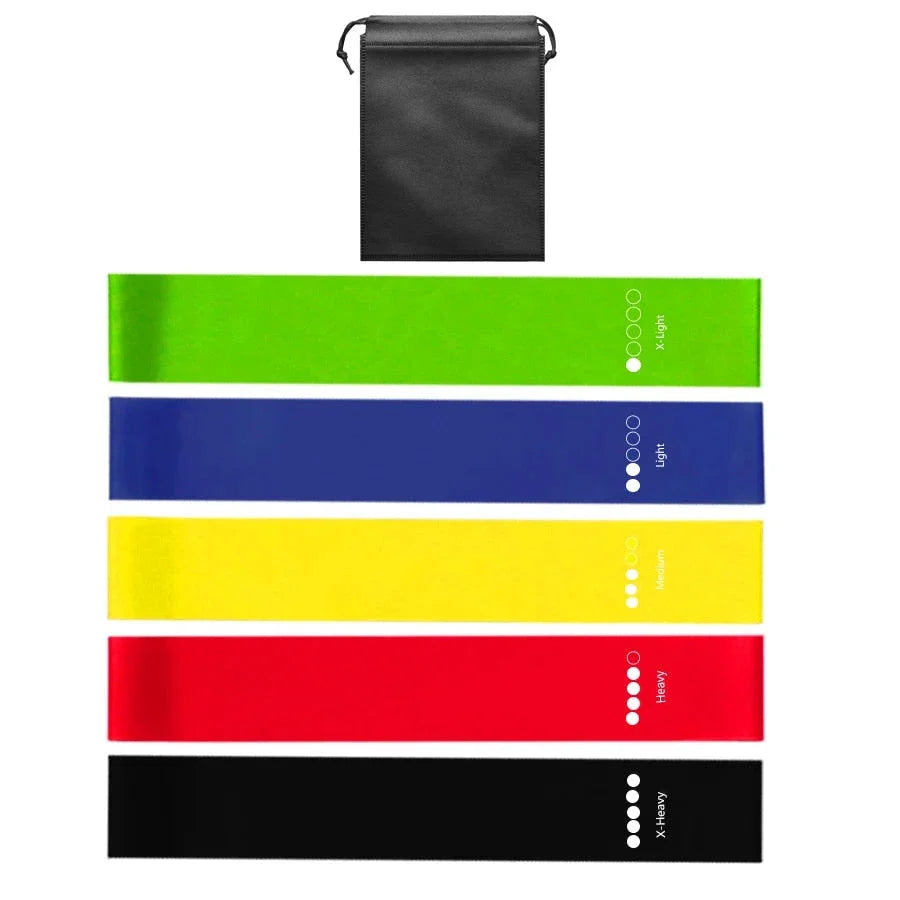 Premium multi-level resistance bands for full-body workouts, fitness, yoga, Pilates, and strength training in the UK