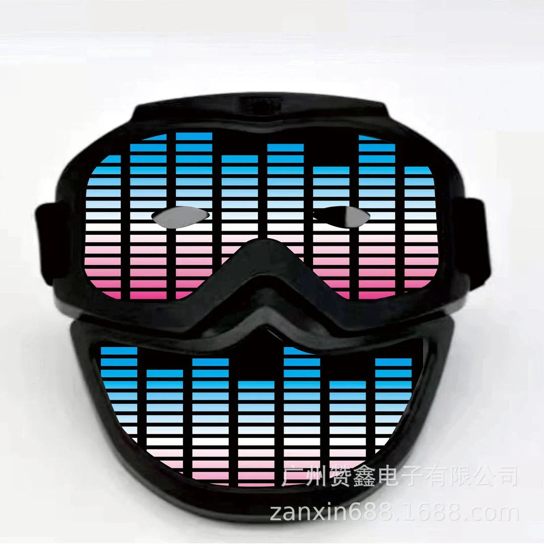 Luminous LED Bar Mask with captivating lighting modes for Easter celebrations and beyond