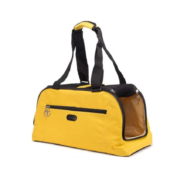 Premium waterproof nylon pet carrier for safe and comfortable pet transportation in the UK