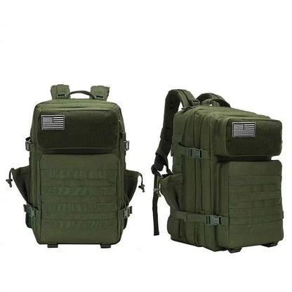 Premium Oxford Waterproof Backpack for Men with Large 45-Litre Capacity, Durable Construction, and Multiple Compartments