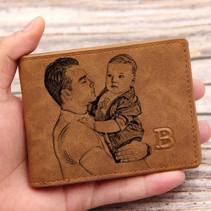 Premium short leather wallet in brown, tan, and black colours for British gentlemen