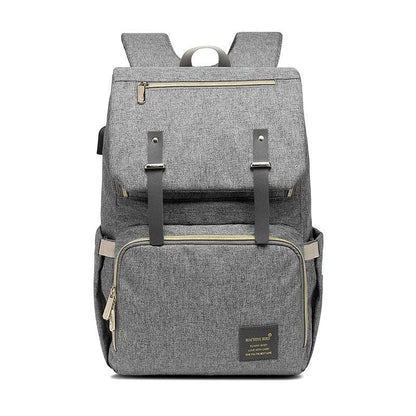 A stylish and practical mummy backpack with multiple pockets, perfect for organising and transporting all your parenting essentials.