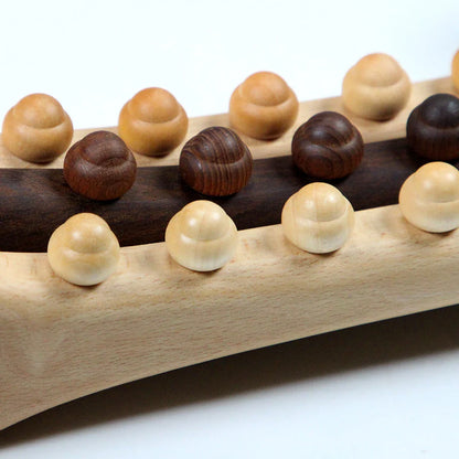 Premium Natural Wood Guasha Scraping Stick for Deep Tissue Massage and Relaxation