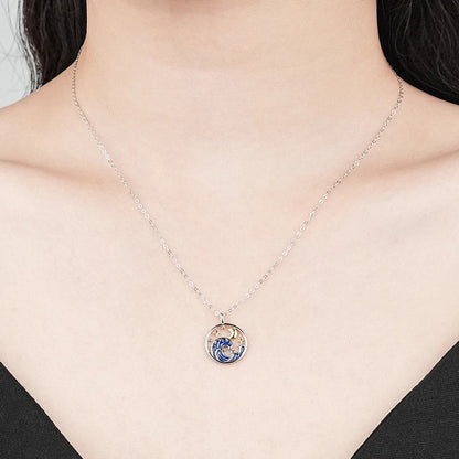 Elegant sterling silver personalised necklace with adjustable chain and customisable engraving