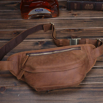 Premium British leather crossbody bag with adjustable strap and multiple pockets for organised storage
