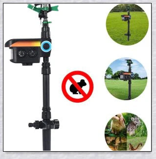 Spray Away Solar-Powered Motion-Activated Garden Sprinkler for pest deterrent