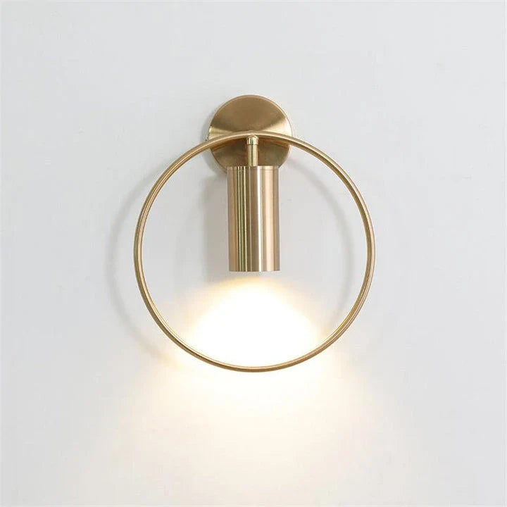 Elegant Nordic-style bedside LED wall lamp with warm, cozy lighting and a modern, minimalist design