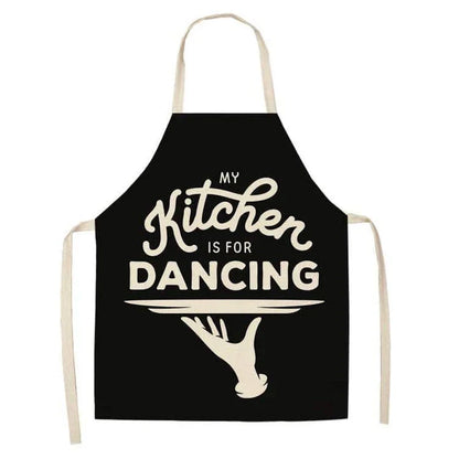 Premium Cotton and Linen Apron in Blue, Green, Grey, and White colors for the modern British kitchen