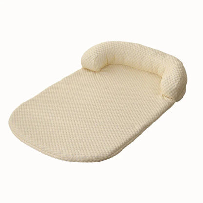 A breathable, ice-filled pet cooling mat in a variety of stylish colours for use in kennels, beds, or anywhere your pet lounges.
