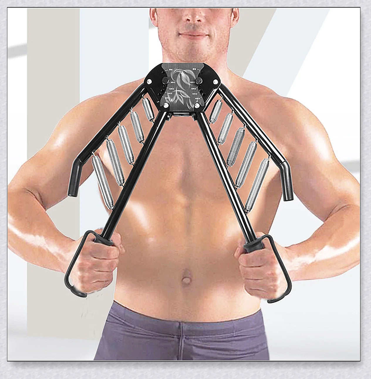 Premium Adjustable Chest Resistance Workout Tool for Muscle-Building at Home