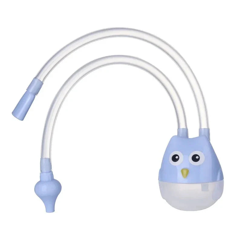 Premium infant nasal aspirator with soft silicone construction and U-shaped tip for gentle and effective nasal cleaning