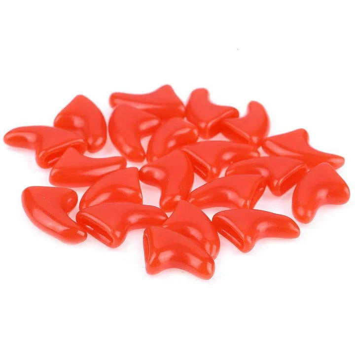 Premium soft rubber cat nail caps in various sizes for protecting your feline friend's paws and preventing furniture scratching