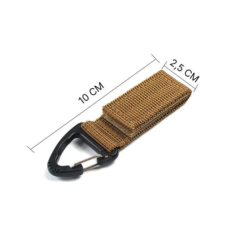Versatile Nylon Gloves Holder with swivel buckle for hands-free outdoor utility