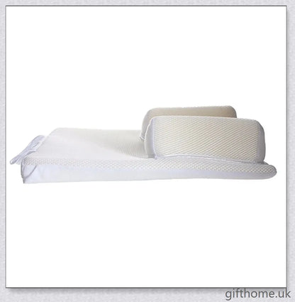 Premium Baby Sleep Positioner & Anti-Roll Pillow with elevated head design and breathable mesh material