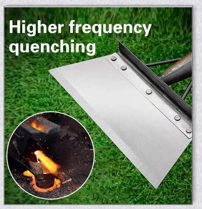 Premium stainless steel multifunctional cleaning shovel with adjustable ergonomic handle for efficient weed removal and versatile cleaning tasks