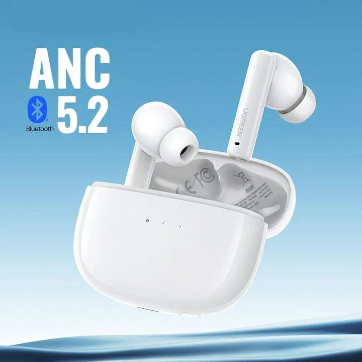 HiTune T3 ANC Wireless Earbuds with Bluetooth 5.2, Active Noise Cancellation, and Immersive Sound