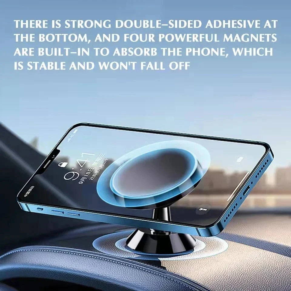 Premium Magnetic Car Phone Holder: Secure and stylish smartphone mount for UK vehicles