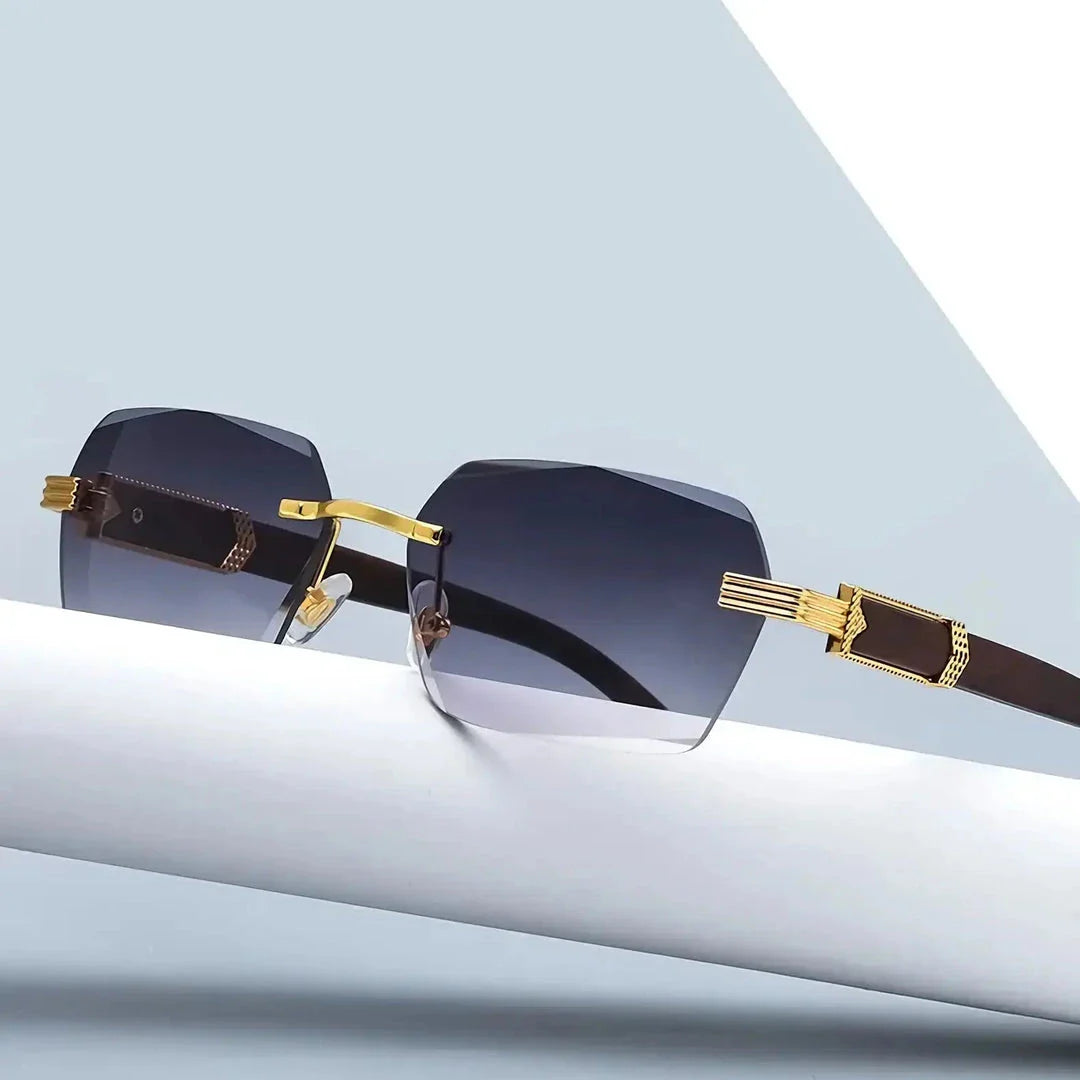 Rectangle fashion sunglasses with sleek, modern frames and mirror gradient lenses that provide UV400 protection.
