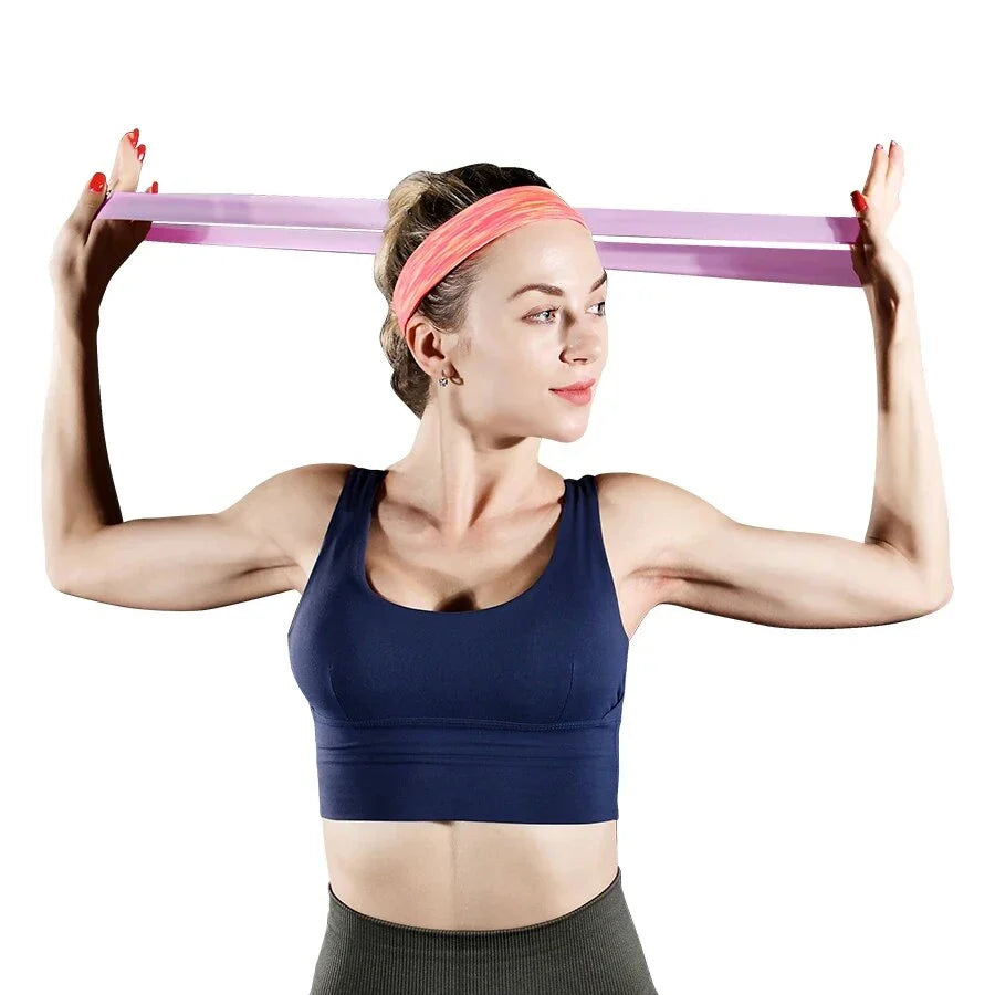 Premium multi-level resistance bands for full-body workouts, fitness, yoga, Pilates, and strength training in the UK