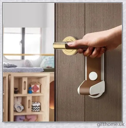 Premium anti-pet door lock for children's safety, with sleek design and durable construction