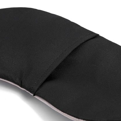 Premium cotton and silk sleep mask with adjustable strap for complete blackout and comfortable sleep