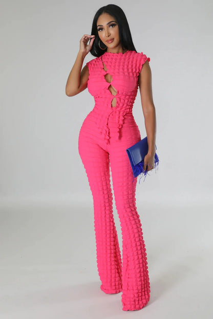 Trendha Sleeveless Plaid Suit in white, black, and dark pink colors with a stylish, modern design
