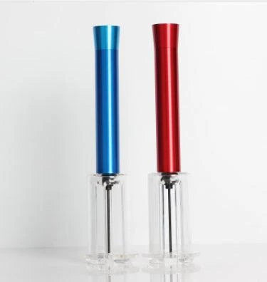 Premium aluminium air wine opener with sleek, modern design for effortless cork removal and smooth pouring