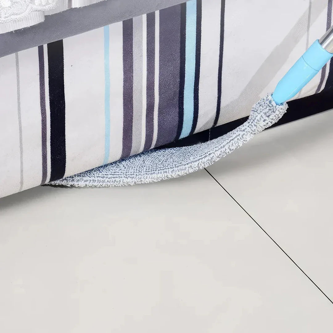 Premium Adjustable Duster for Effortless Household Cleaning - Telescopic Design, Flexible Microfiber Head, Durable Stainless Steel Construction