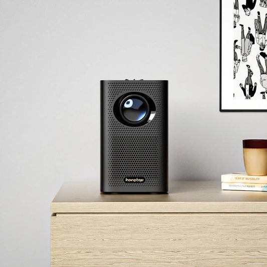 Premium 4K Ultra-HD Mini Cinema Projector with Bluetooth and Wi-Fi for home theatre, office presentations, and gaming